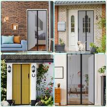 Magnetic Mesh Screen Door, With Easy-To-Clean Soft Net, Breathable And Effective Mosquito Proof, Ideal For Indoor/Outdoor Use, Mosquito Net - Multicolor - View 6