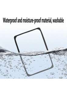 1pc Silicone Protective Frame For Tesla New Model 3 Center Console Screen, Anti-Collision Interior Protection Cover, Silicone Screen Protector And Car Interior Kit, Center Console Silicone Protective Frame, Car Interior Anti-Collision Protection, Car Accessories, Women's Car Accessories, Car Decor