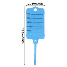 Car Key Tags X 200 Multi Purpose Self Tie To Identify Your Vehicles All Colours - 彩色 - 查看 3