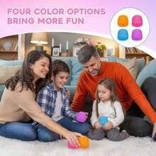 Squishy Fidget Toys Stress For Kids And Adults, Super Solid Squeeze Ball, Sensory For Stress Relief, Fosters Creativity, Focus, And Fun, Great For Classrooms, Home, And Playtime(Orange) - trái cam - Xem 6