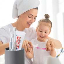 Toothbrush Holders For Bathrooms - 1 Cups Ceramic Toothbrush Toothpaste Holders, Grey Bathroom Tumbler Cups Reusable Toothbrush Mouthwash Cup, Bathroom Counter Organizer.,1pcs,Grey - 灰色 - 查看 3