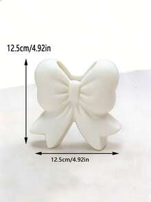 1 pieza Soporte para bolígrafos con lazo, organizador de escritorio lindo para bolígrafos, soporte vertical para brochas de maquillaje, diseño minimalista moderno, regalo del Día de San Valentín / para el hogar / oficina / estantería / escritorio / decoración de habitación - Multicolor - Ver 2