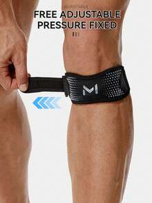 1pc Adjustable Knee Sleeve For Cycling, Sports, Fitness, Running, Basketball, Badminton - Multicolor - View 6