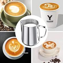 TendenciaVaso Espumante Para Leche Cafe Acero InoxidableCalidad premium - Plateado - Ver 7