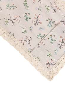 Microwave Oven Cover Dustproof Cotton Machine Protector Decorative Kitchen Appliance Cover With 2 Side Storage Pockets 13.78x39.37inches - 花朵 - 查看 5