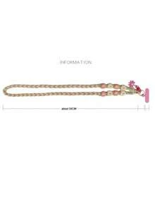 2026 New Year, Valentine's Day, Phone Lanyard, Diagonal Phone Lanyard Handmade Woolen Daisy Ponytail Rope, Suitable For Outdoor Travel, Hiking, Photography, Shopping, Anti-Lost And Anti-Drop Phone Case Lanyard, Suitable As Birthday And Holiday Gifts For Mother, Family, Friends, Phone Pendant Accessories, Outdoor Travel And Hiking Sturdy And Unbreakable Horizontal Phone Lanyard, Suitable For Both Men And Women, Long Phone Holder, Smartphone Wristband, Smartphone Protective Case Lanyard, Keychain Compatible With Android And Most Smartphone,Gifts For Mother, Family, Friends, Kids, Birthday, Holiday Phone Chain - Multicolor - View 9