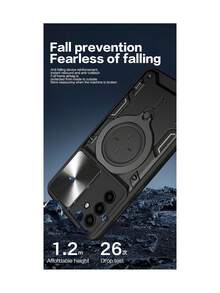 Case For Samsung Galaxy A50 / A50s / A30 / A30s / A20 - With Screen Protector And Built-In Phone Stand - Black, 37318068 - 粉色 - 查看 6