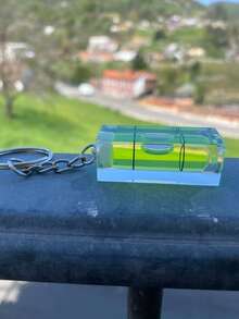 高品质ABS塑料迷你口袋水平仪 - 15x15x40mm 精准水平测量工具，轻巧便携，经久耐用，防震，适用于家居装饰/木工/挂画/安装搁板/建筑布局/DIY项目，男士必备工作坊工具，送给男友/DIY爱好者/熟练工匠的理想礼物