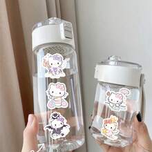 Sanrio 100PCS Cute Ins Cartoon Hello Kitty Graffiti Stickers For Helmet Bicycle Hand Account Pencil Case Decals Scrapbook Supplies Scrapbook Stationery