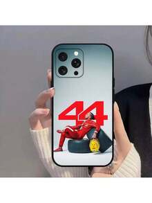 44 L-Lewis H-Hamilton-S Phone Case Covercompatible With   16e,16,15,14,13,12,11,Pro,X,XS,Max,XR,Plus,Mini Soft Black Cover, Cover Compatible With  17 Pro Max Case,  17 Pro Case,  17 Case,  16 Pro Max Case - Z1 - 查看 8