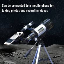 Professional Astronomical Telescope Night Vision With Space Star Moon HD Viewing - White - View 6