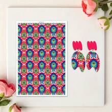 DONQE Animal Print Spring Flower Clay Transfer Paper Making Soft Ceramic Earrings Polymer Clay Water Transfer Paper For Jewelry DIY Craft Supplies - Multicolor - View 38