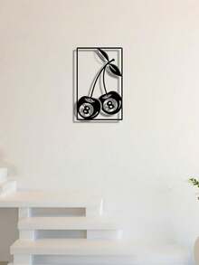 1 buc. Decor rustic din fier forjat, design cu cireșe și numărul 8, articol ideal mobil și reutilizabil, nu necesită electricitate, ușor de agățat, decor de perete din metal durabil de înaltă calitate, decor de Ramadan, decor pentru casă, decor pentru baie, decor pentru dormitor, decor pentru living, decor pentru birou, decor pentru grădină, decor pentru curte, cadou perfect pentru familie și prieteni, cadou ideal pentru casă, cadou de sărbători, cadou de ziua de naștere, cadou de petrecere, cadou de Ziua Îndrăgostiților. - Multicolor - Vizualizare 8