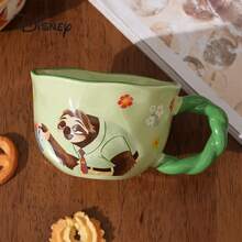 Disney 迪士尼疯狂动物城朱迪和尼克马克杯，优雅家居水瓶，情侣生日礼物 - 彩色 - 查看 6