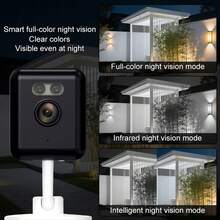 1080P Full HD Wireless WiFi Security Camera, Home Camera With Full-Color Night Vision, Two-Way Audio, Motion Detection, Built-In AP Hotspot, Suitable For Elderly And Pet Monitoring - Multicolor - View 6