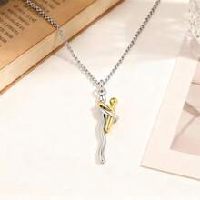 Roe Dolph Hug Necklace For Women Valentines Day Necklace Couples Valentine Gifts Meaningful Valentines Day Gifts For Her Him Wife Husband Daughter - A1金銀 - 查看 6
