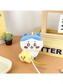 3Pcs-Chi-Ka-Wa Plush Doll Pendant Star Hugging Series Hachiware USAGI Cute Cartoon Keychain Hanging Keychain Plush Doll Accessories Toys - 3 chiếc - Xem 3