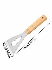 1pc Stainless Steel Multi-Purpose Scraper - Ideal For Paint, Wallpaper & Cement Removal - Household Cleaning Tool