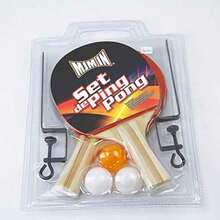 Set de Ping Pong 2 Raquetas +3 Pelotas +Postes con Red - 123 - Ver 2