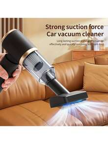 1 Piece Multifunctional Cordless Handheld Vacuum Cleaner With Accessories, Suitable For Removing Dust, Debris, And Pet Hair In Home And Car