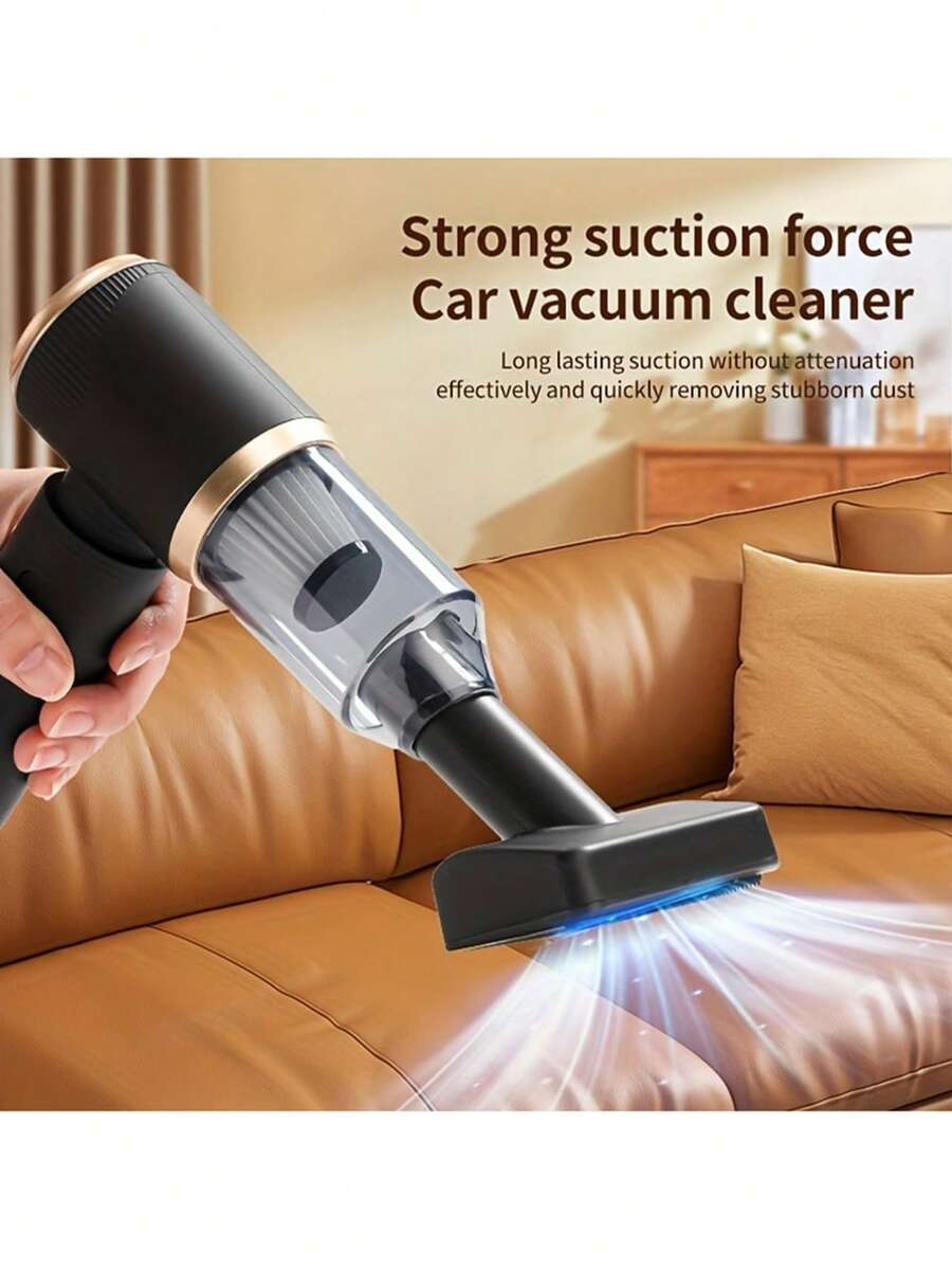1 Piece Multifunctional Cordless Handheld Vacuum Cleaner With Accessories, Suitable For Removing Dust, Debris, And Pet Hair In Home And Car