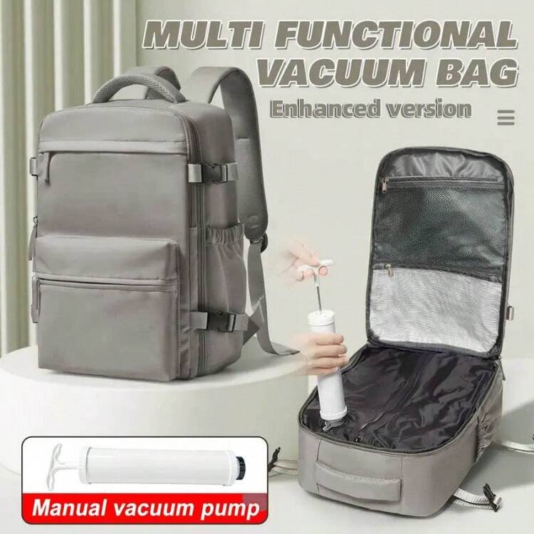 Sac à dos avec pompe, bagage cabine, sac d'accessoires de voyage avec compartiment de séparation humide et sec, approuvé pour les compagnies aériennes - Multicolore - Voir 10