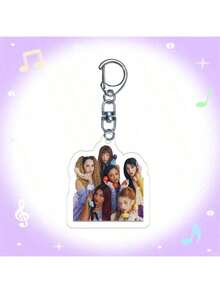 KATSEYE 钥匙扣，Sophia、Lara、Chanelle、Daniela、Yoonchae、Manon，新专辑及歌曲，Kpop粉丝周边，亚克力2D钥匙扣，演唱会周边，圣诞礼物，小礼物，收藏品 - 彩色 - 查看 18