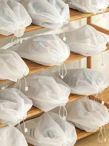 50/20/10pcs Non-Woven Disposable Shoe Covers, Moisture-Proof Shoe Bags, Travel Shoe Bags, Shoe Covers, Home Shoe Covers, Shoe & Boot Accessories