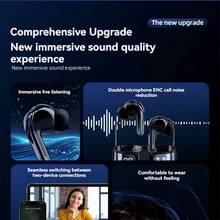 Type-C Wireless In-Ear Headphones With LED Display, Long Battery Life, Compact Design For Music Enjoyment - In-ear Style With Multiple Colors Available - View 7