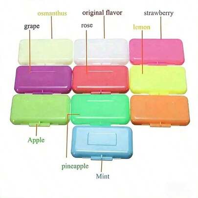 2 Stücke Dental Orthodontisches Wachs, 10 Arten Zahnaufhellungs-Wachsstifte, lindert Zahnfleischreizungen durch Zahnspangen