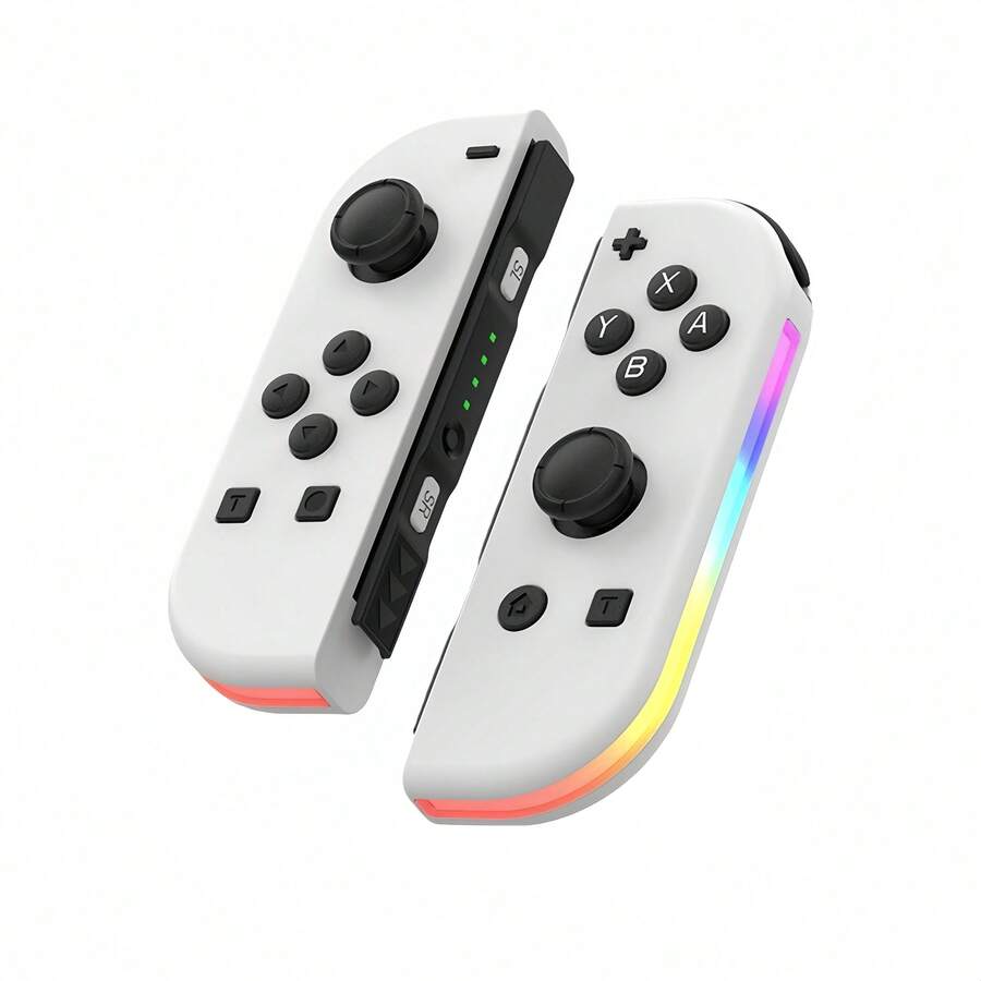 Joycons L/R para Nintendo para Controles de Switch, Reemplazo para Controles de Switch, Joycons para Nintendo para Controles de Switch, Vibración Dual/Control de Monitor/Función de Compartir/Despertar/Sin NFC
