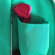 1pc Artistic Gymnastics Hoop & Leotard All-In-One Storage Bag + Professional Equipment Protection, Thick Multi-Layer Protective Bag, Lake Blue, Reinforced Oxford Cloth, Separate Compartments, Suitable For Training And Competition - Cadet Blue - View 2