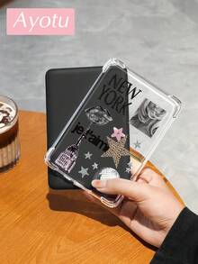 Ayotu 1 pièce Étui de protection avec imprimé léopard, boule disco et motif cerise, compatible avec Kindle/KOBO, compatible avec Kindle Paperwhite 12e génération (sortie 2024) / Kindle 11e génération (sortie 2024) / Kindle Colorsoft Signature Edition / Kobo Libra Colour, anti-chute, coque de protection transparente full-coverage, coque souple en silicone - Multicolore - Voir 51