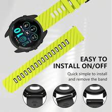 Dây đeo thay thế bằng silicon mềm 22mm tương thích với Watch GT 6 Pro 46mm GT5 GT4 GT3 GT2 Watch5 Ultimate, tương thích với vòng đeo tay Balance. - 22mm - Xem 3