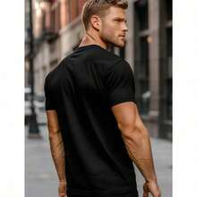 Men T-Shirts - Black - View 5
