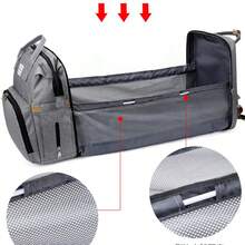 Oaoleer 1PC Diaper Baby Bag Backpack With Changing Station Changing Pad Nursing Bag Baby Shower Tote Bottle Bag Waterproof Large Capacity,Baby Registry Search,Newborn Essentials - Nhiều màu - Xem 7