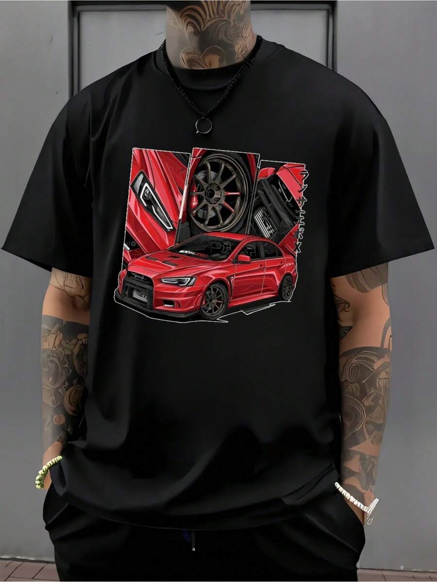 Men T-Shirts - Black - View 1