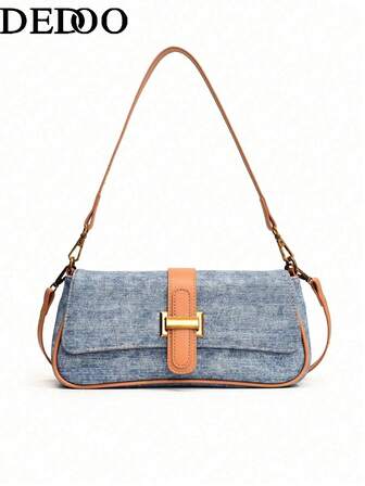 Dedoo 1 st 2024 ny modeväska, clown cowboy batongväska, 2024 ny högkvalitativ nisch-original axel- och armhålsväska, lämplig för resor, dejting, shopping, kontorskläder, present till flickvän