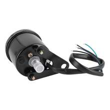 Indicador de velocidad de Retroiluminación LED LCD de motocicleta universal Odómetro modificado indicador de código multifuncional (pantalla de contenido de aceite / velocidad) - A - Ver 10