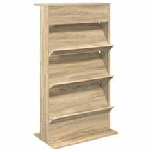 vidaXL Estante para revistas con estante Chêne Sonoma 70 x 41 x 126 cm - Marrón - Ver 1