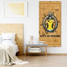 Rubber Duck Pirate Door Cover Banner Decoration Backdrop Porch Sign For Holiday Party Indoor Outdoor Decor,OneSize,RubberDuckPirate - 橡皮鴨海盜 - 查看 6