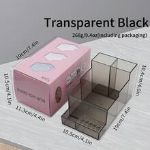 Multi-Functional Storage Box, Cosmetic Display Case, Nail Art Drill Bit Holder, Nail Art Pen & Buffer Organizer - Multicolor - View 14