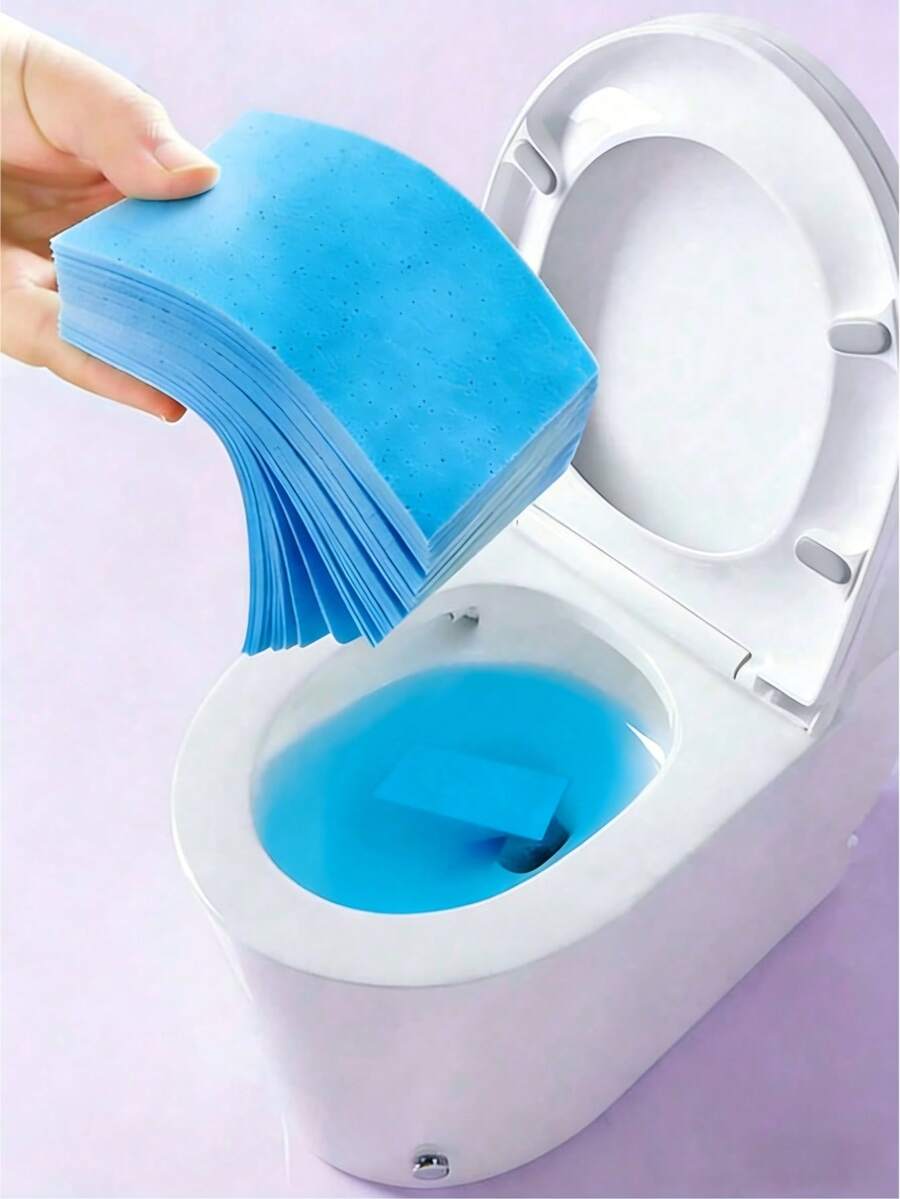 30pcs Toilet Cleaning Tablets Mopping Tablets, Wooden Floor & Tile Cleaner, Household Toilet Decontamination, Long-Lasting Fresh Fragrance Brightening & Deep Cleaning Supplies