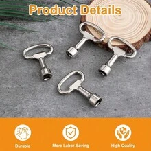 Square Wrench Set, For Heater, Ventilation, Faucet - Manual Iron Tools, Durable And Reliable, Faucet Wrench More Precise Than Pipe Clamp, Mechanical Work Hand Tools - Multicolor - View 4