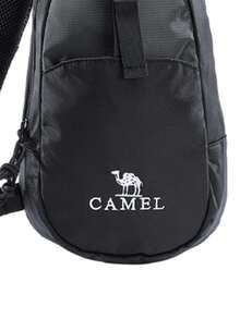 CAMEL CROWN Casual Chest Bag, Travel Portable Shoulder Bag, Crossbody Bag, Fitness Pouch, Cycling Bag, Backpack - Black - View 3