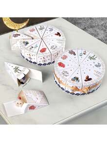 10/20pcs, Ramadan Gift Box, Cute And Creative Triangle Cake Shaped Birthday Surprise Party Box, Muslim Festival, Middle Eastern Style, Gift Box