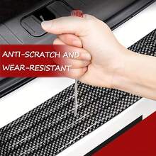 Universal Rubber Bumper Protector For Trunk/Tailgate, Anti-Scratch Trunk Entrance Protective Strip, Accessory Decorative Cover