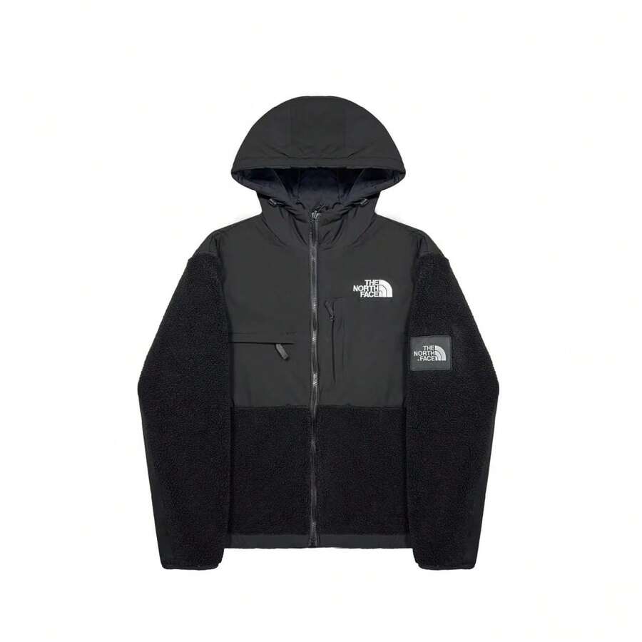 THE NORTH FACE Full Zip Hooded Jacket, Cozy Warm, The Full Zip ,Unisex - 黑色 - 查看 1