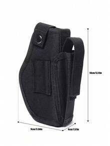 1pc Nylon Tactical Holster, Gun Leg Strap, Lolok G17/19/M911 Quick Release Waist Holster, Nylon Non-Slip, Outdoor Concealed, Survivor Gear, Hunting Gear, Holiday Enthusiasts, Personal Safety, Durable Structure, Outdoor Enthusiasts, Tactical Equipment - Multicolor - View 3