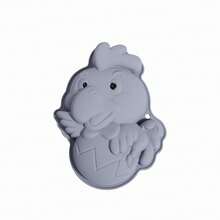 1个硅胶小鸡造型蛋糕模具，烘焙工具，卡通母鸡蛋糕模具，蛋糕烤盘，慕斯托盘，厨房烘焙巧克力慕斯果冻蜡模具，烘焙工具 - 彩色 - 查看 14